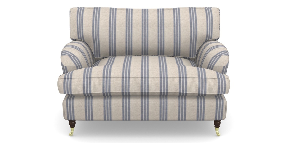 Product photograph of Alwinton Snuggler In Cloth 18 Stripes - Bengal - Indigo from Sofas and Stuff Limited