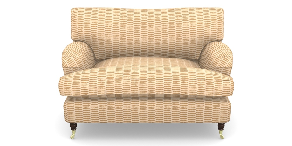 Product photograph of Alwinton Snuggler In Cloth 18 - Daub - Fudge from Sofas and Stuff Limited