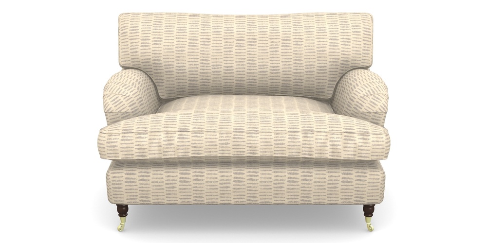 Product photograph of Alwinton Snuggler In Cloth 18 - Daub - Lavender from Sofas and Stuff Limited