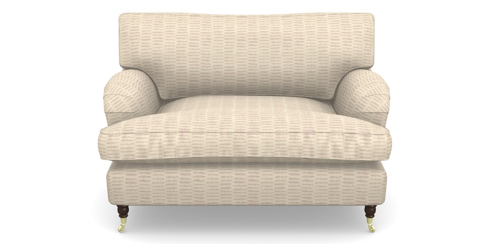 Product photograph of Alwinton Snuggler In Cloth 18 - Daub - Rose from Sofas and Stuff Limited