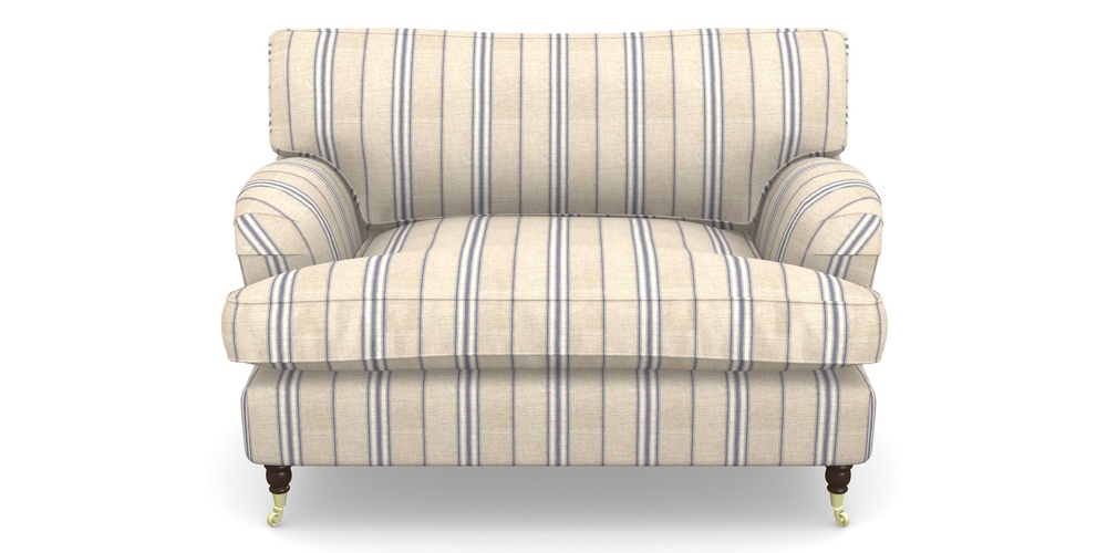 Product photograph of Alwinton Snuggler In Cloth 18 Stripes - Regimental - Indigo from Sofas and Stuff Limited