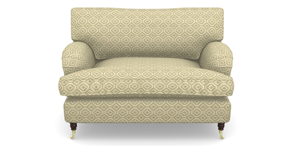 Product photograph of Alwinton Snuggler In Cloth 18 - Tile - Fennel from Sofas and Stuff Limited