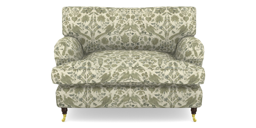 Product photograph of Alwinton Snuggler In V A Brompton Collection - Coromandel - Basil from Sofas and Stuff Limited