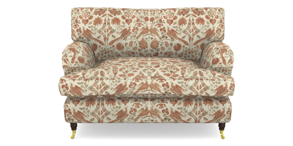 Product photograph of Alwinton Snuggler In V A Brompton Collection - Coromandel - Terracotta from Sofas and Stuff Limited