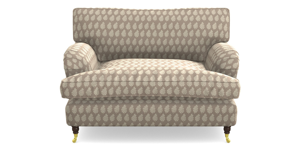 Product photograph of Alwinton Snuggler In Cloth 21 - Oak Leaf - Beech from Sofas and Stuff Limited