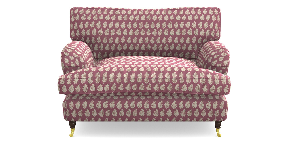 Product photograph of Alwinton Snuggler In Cloth 21 - Oak Leaf - Cassis from Sofas and Stuff Limited