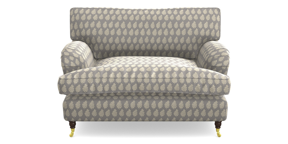 Product photograph of Alwinton Snuggler In Cloth 21 - Oak Leaf - Magnesium from Sofas and Stuff Limited