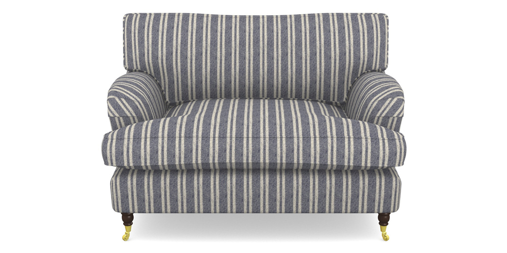 Product photograph of Alwinton Snuggler In Cloth 22 - Barcode - Deep Water from Sofas and Stuff Limited