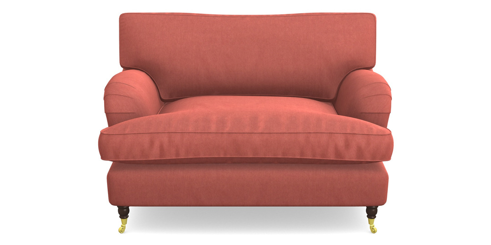 Product photograph of Alwinton Snuggler In Clever Tough And Eco Velvet - Damson from Sofas and Stuff Limited