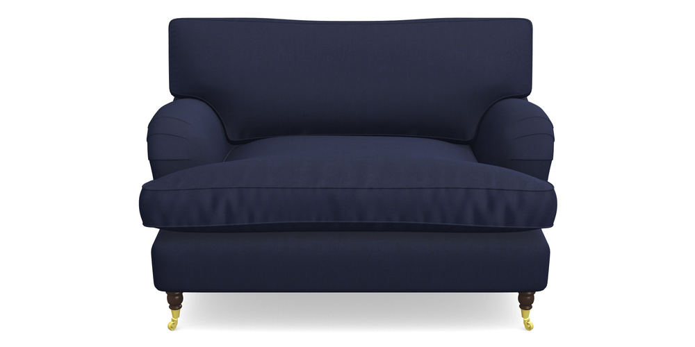 Product photograph of Alwinton Snuggler In Clever Tough And Eco Velvet - Indigo from Sofas and Stuff Limited