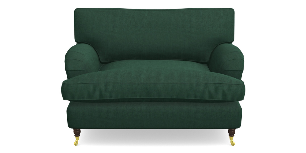 Product photograph of Alwinton Snuggler In Clever Tough And Eco Velvet - Pine from Sofas and Stuff Limited