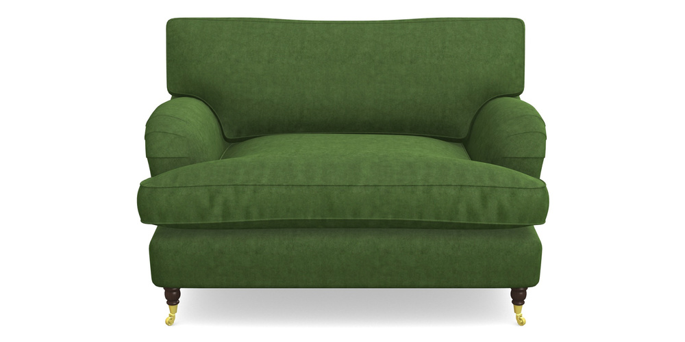 Product photograph of Alwinton Snuggler In Clever Tough And Eco Velvet - Shamrock from Sofas and Stuff Limited