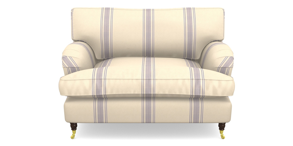 Product photograph of Alwinton Snuggler In Cloth 22 - Racing Stripes Cheltenham - Blueberry from Sofas and Stuff Limited