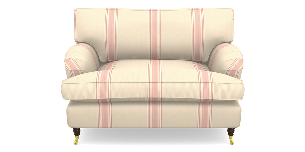 Product photograph of Alwinton Snuggler In Cloth 22 - Racing Stripes Cheltenham - Cherry from Sofas and Stuff Limited