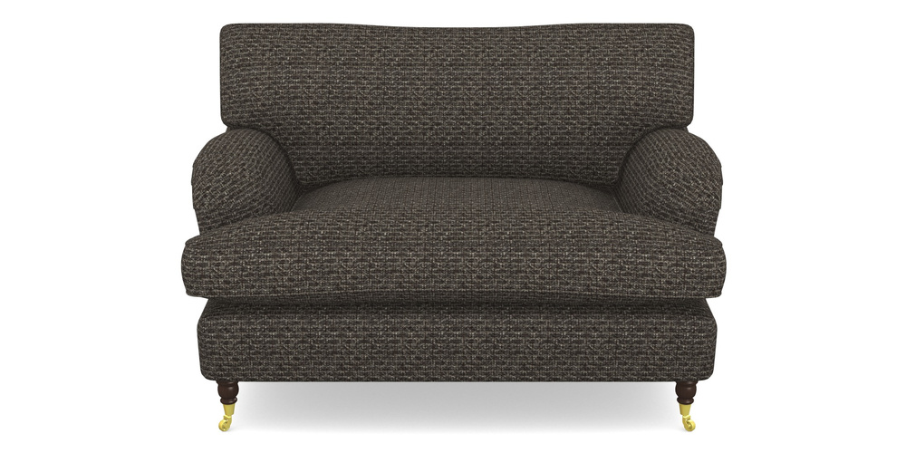 Product photograph of Alwinton Snuggler In Cloth 20 - Design 3 - Chestnut Weave from Sofas and Stuff Limited