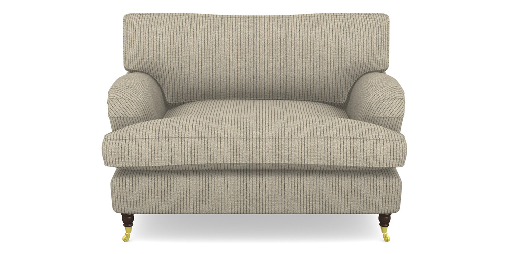 Product photograph of Alwinton Snuggler In Cloth 20 - Design 5 - Black Stripe from Sofas and Stuff Limited