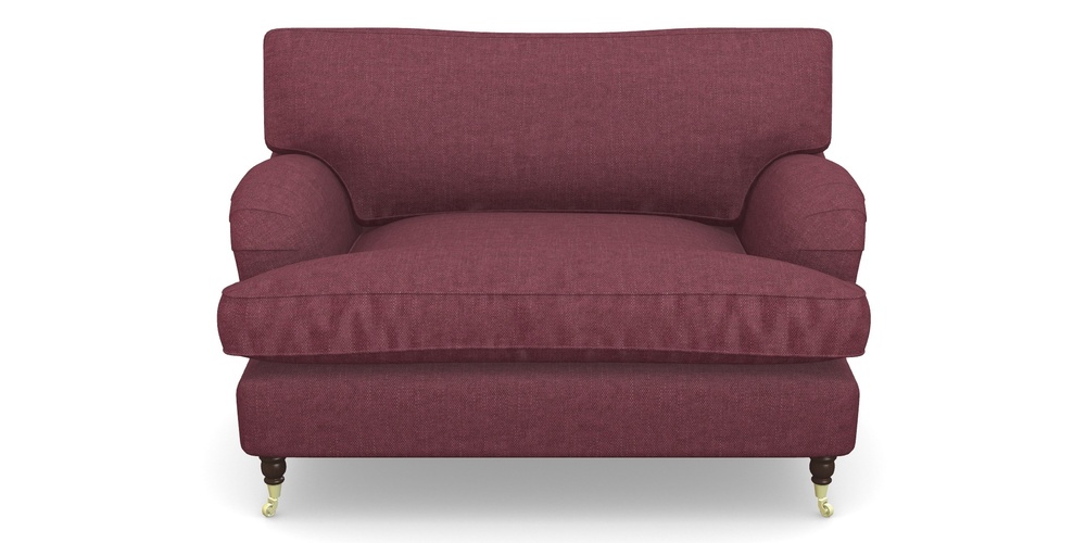 Product photograph of Alwinton Snuggler In Easy Clean Plain - Chianti from Sofas and Stuff Limited