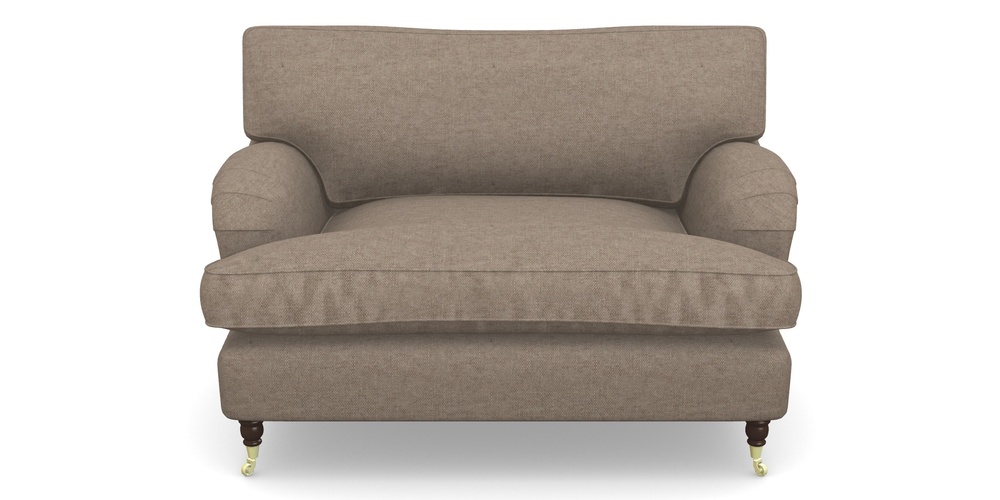 Product photograph of Alwinton Snuggler In Easy Clean Plain - Camel from Sofas and Stuff Limited