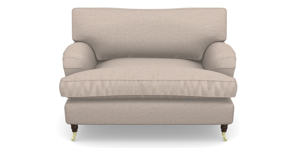 Product photograph of Alwinton Snuggler In Easy Clean Plain - Cream from Sofas and Stuff Limited