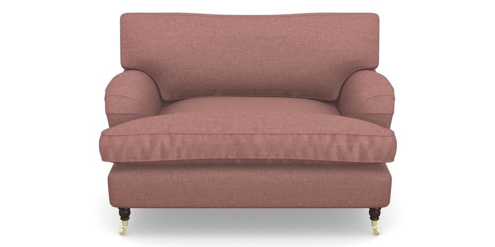 Product photograph of Alwinton Snuggler In Easy Clean Plain - Rosewood from Sofas and Stuff Limited