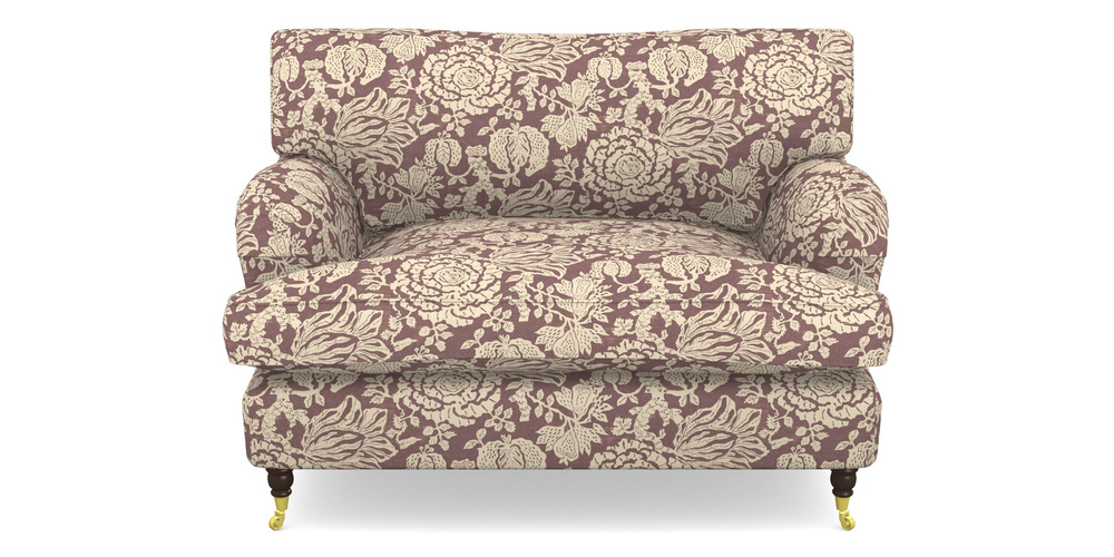 Product photograph of Alwinton Snuggler In V A Brompton Collection - Flowering Kale - Cacao from Sofas and Stuff Limited