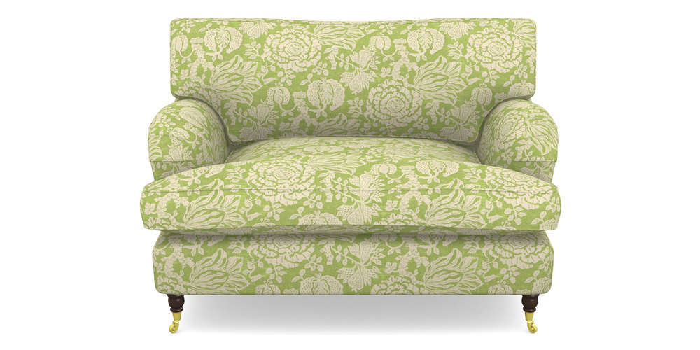 Product photograph of Alwinton Snuggler In V A Brompton Collection - Flowering Kale - Lime from Sofas and Stuff Limited