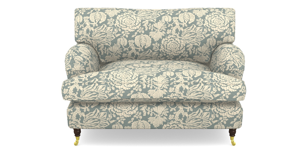 Product photograph of Alwinton Snuggler In V A Brompton Collection - Flowering Kale - Pebble from Sofas and Stuff Limited