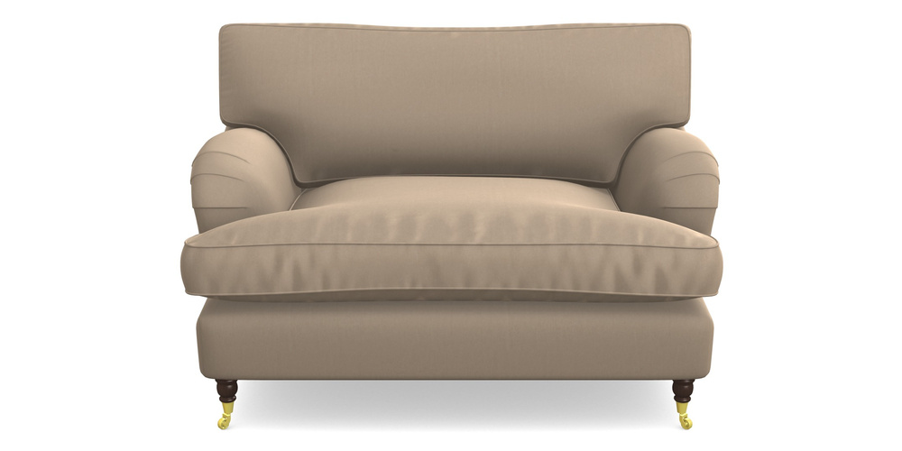 Product photograph of Alwinton Snuggler In House Velvet - Linen from Sofas and Stuff Limited