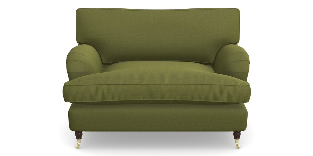 Product photograph of Alwinton Snuggler In House Velvet - Olive from Sofas and Stuff Limited