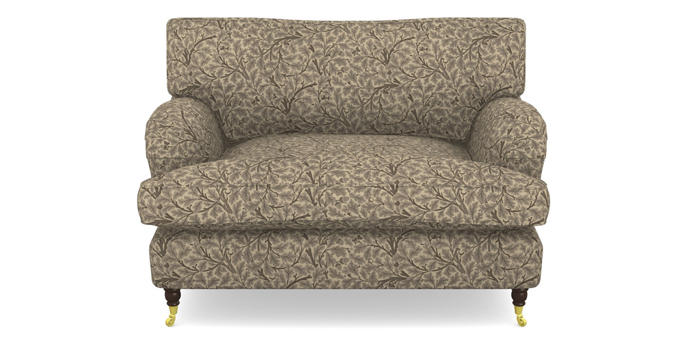 Product photograph of Alwinton Snuggler In V A Drawn From Nature Collection - Oak Tree - Brown from Sofas and Stuff Limited