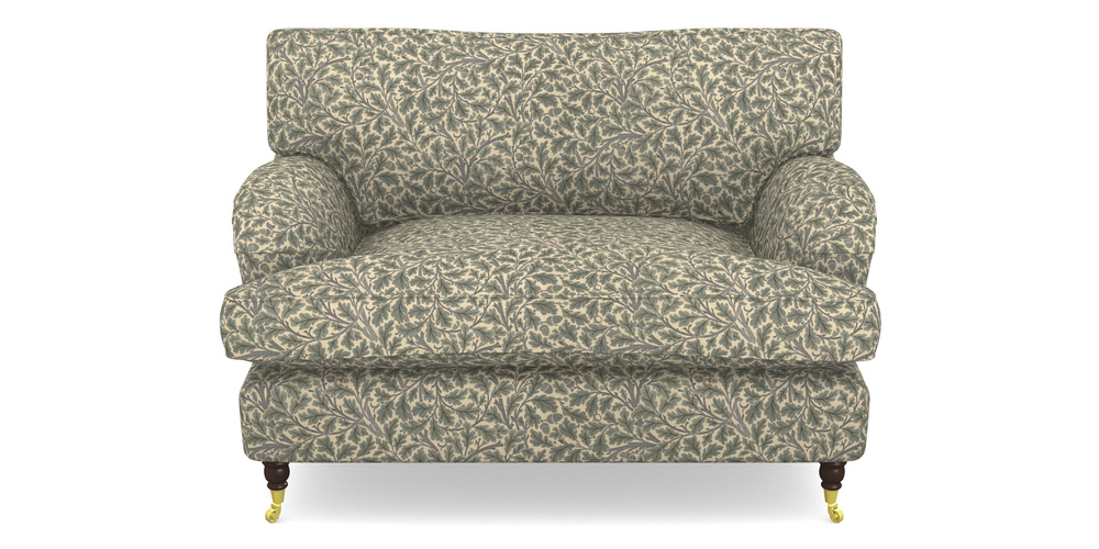 Product photograph of Alwinton Snuggler In V A Drawn From Nature Collection - Oak Tree - Duck Egg from Sofas and Stuff Limited