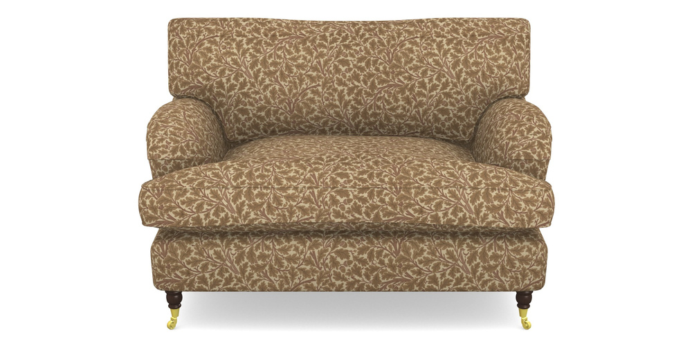 Product photograph of Alwinton Snuggler In V A Drawn From Nature Collection - Oak Tree - Terracotta from Sofas and Stuff Limited