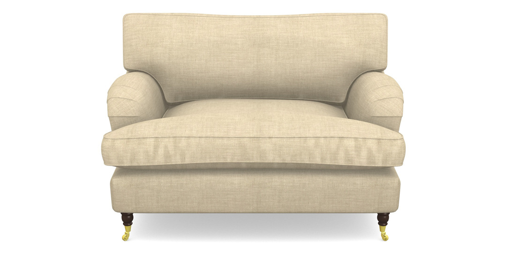 Product photograph of Alwinton Snuggler In Posh Linen - Oatmeal from Sofas and Stuff Limited