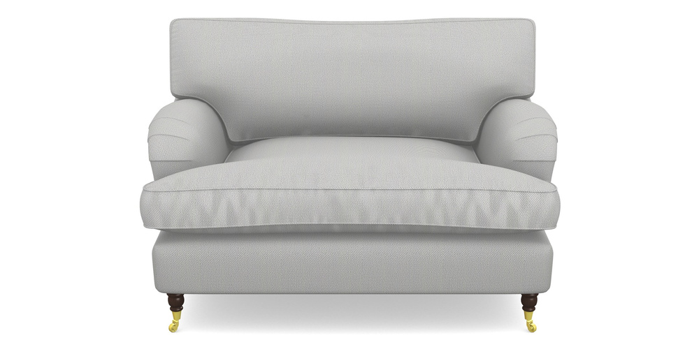 Product photograph of Alwinton Snuggler In Two Tone Plain - Grey from Sofas and Stuff Limited