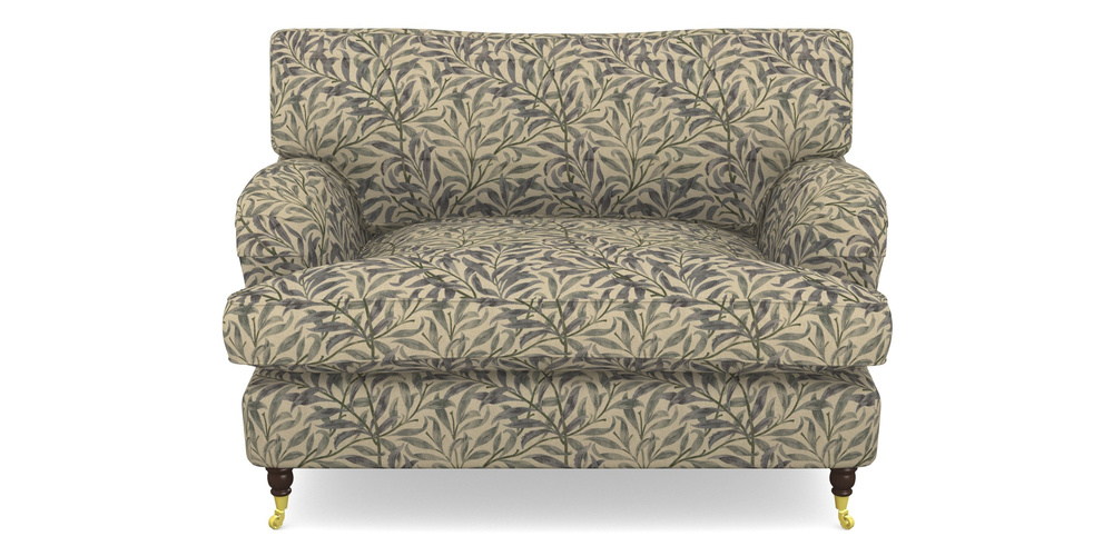 Product photograph of Alwinton Snuggler In V A Drawn From Nature - Willow Bough Large - Duck Egg from Sofas and Stuff Limited