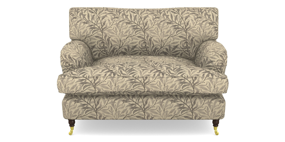 Product photograph of Alwinton Snuggler In V A Drawn From Nature - Willow Bough Large - Grey from Sofas and Stuff Limited