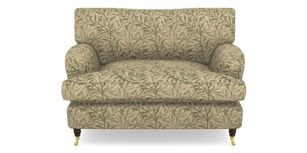 Product photograph of Alwinton Snuggler In V A Drawn From Nature - Willow Bough Large - Light Green from Sofas and Stuff Limited