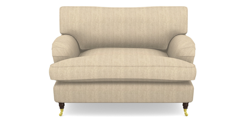 Product photograph of Alwinton Snuggler In Cloth 22 Weaves - White Sands Linen - Chalk from Sofas and Stuff Limited