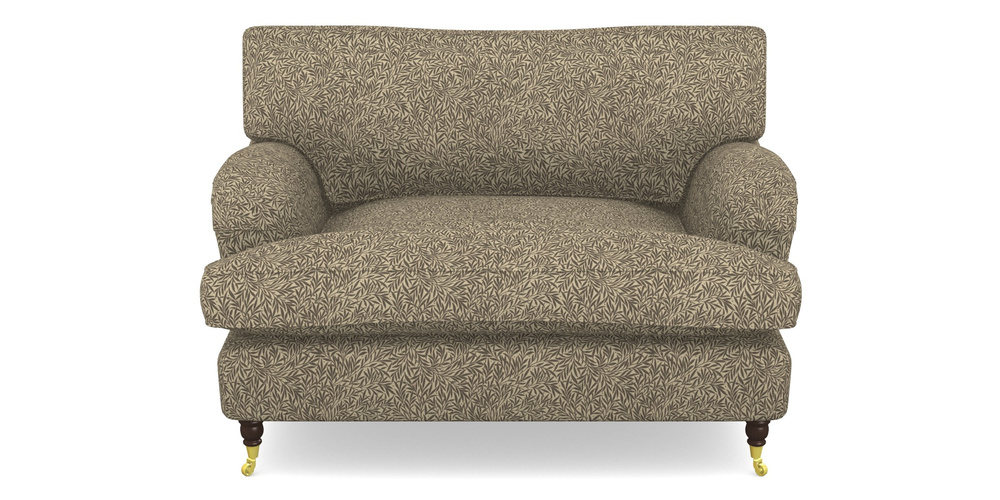 Product photograph of Alwinton Snuggler In V A Drawn From Nature Collection - Willow - Brown from Sofas and Stuff Limited