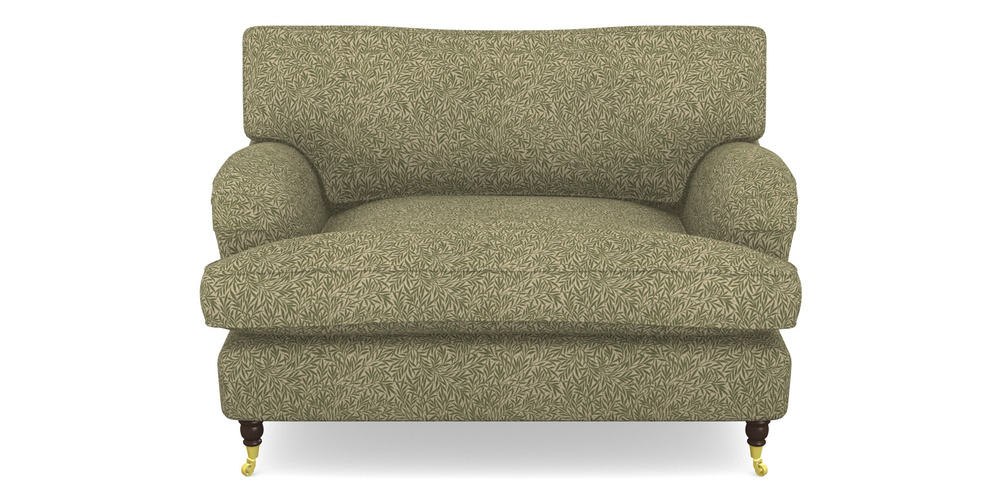 Product photograph of Alwinton Snuggler In V A Drawn From Nature Collection - Willow - Light Green from Sofas and Stuff Limited