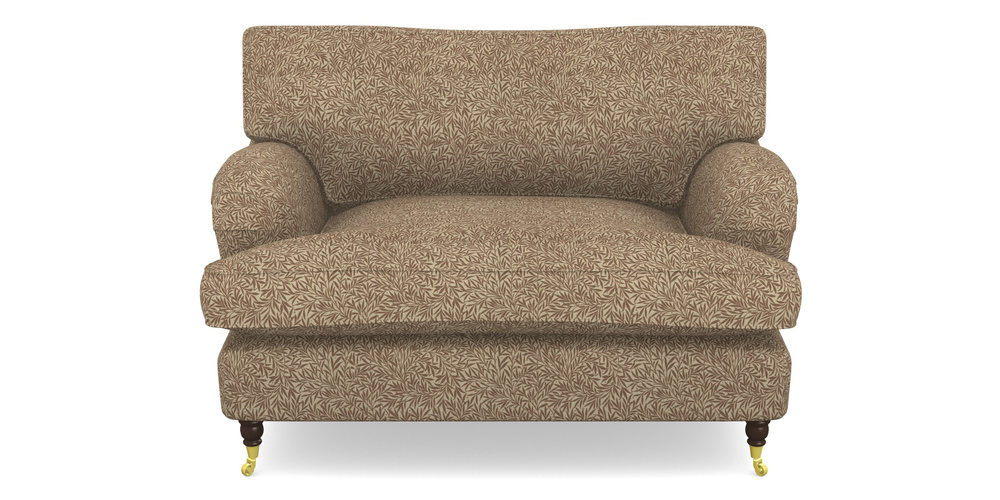 Product photograph of Alwinton Snuggler In V A Drawn From Nature Collection - Willow - Terracotta from Sofas and Stuff Limited