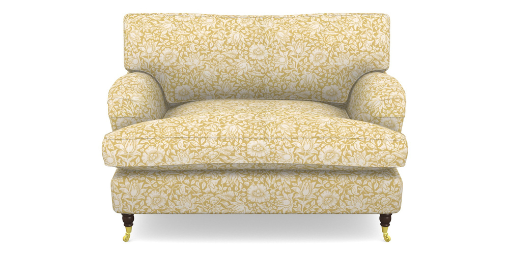 Product photograph of Alwinton Snuggler In William Morris Collection - Mallow - Weld from Sofas and Stuff Limited