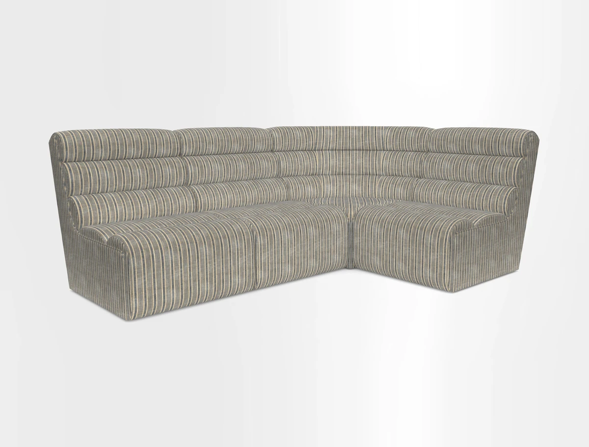Aspect modular corner group LHF in Harpers Bazaar Houndstooth Cobalt
