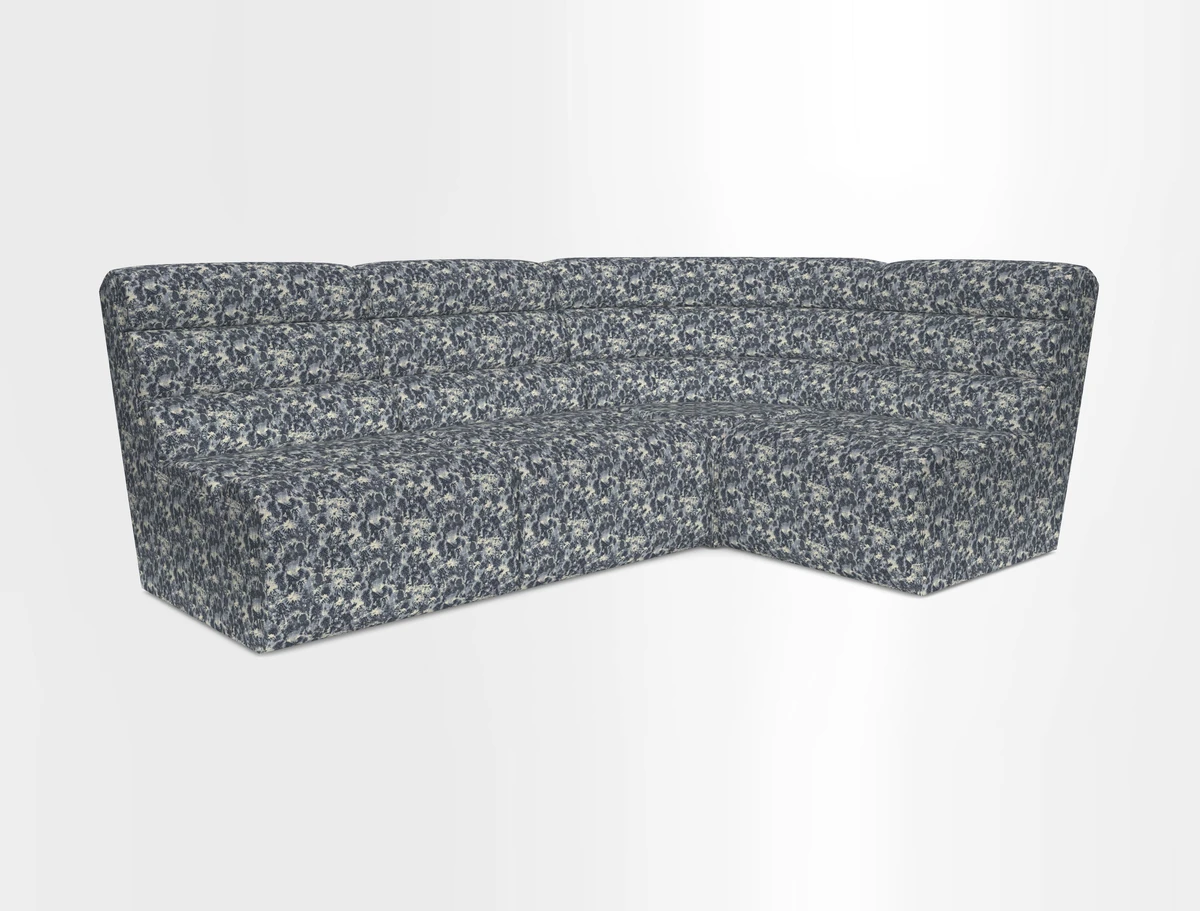 Aspect modular corner group LHF in Harpers Bazaar Houndstooth Cobalt