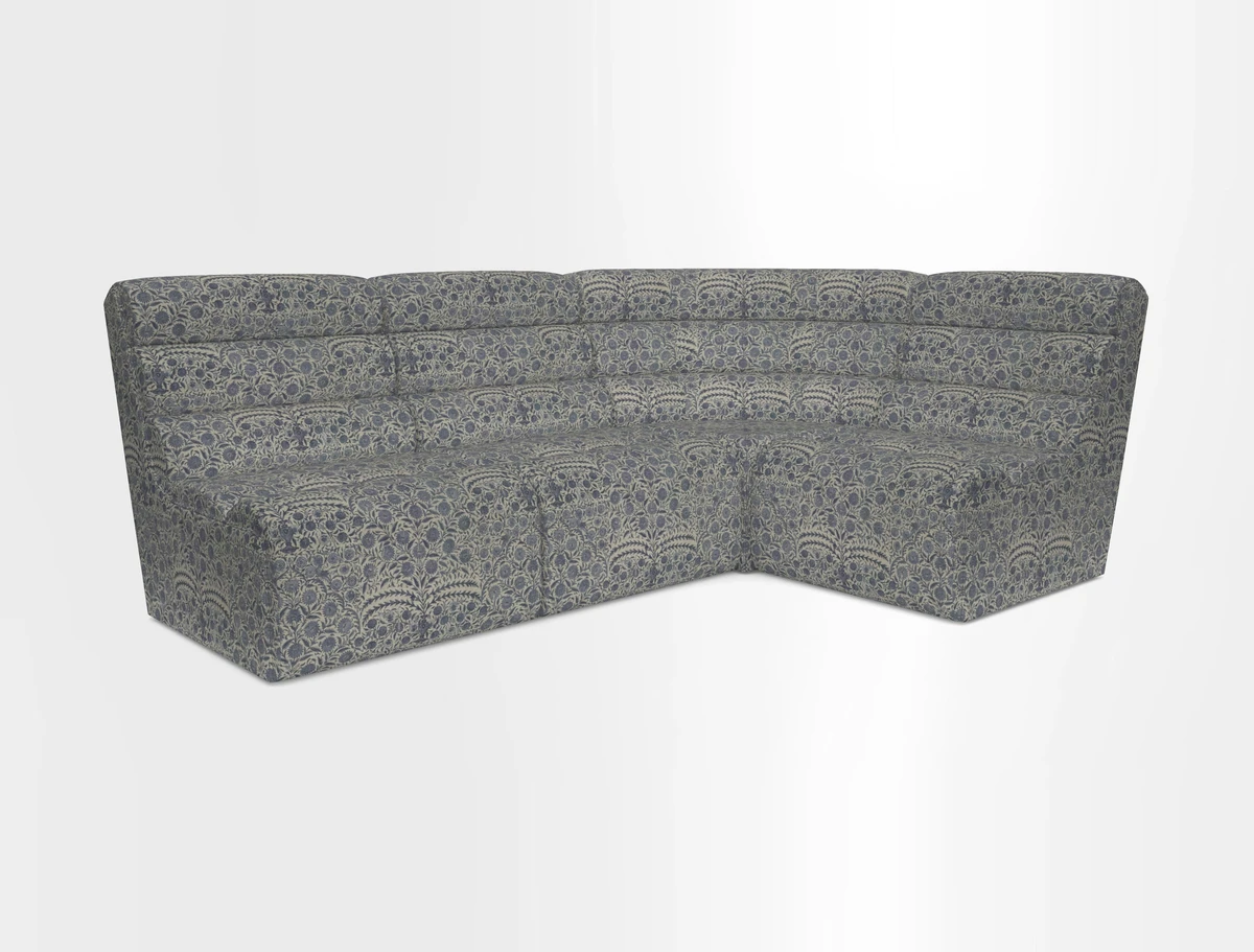 Aspect modular corner group LHF in Harpers Bazaar Houndstooth Cobalt