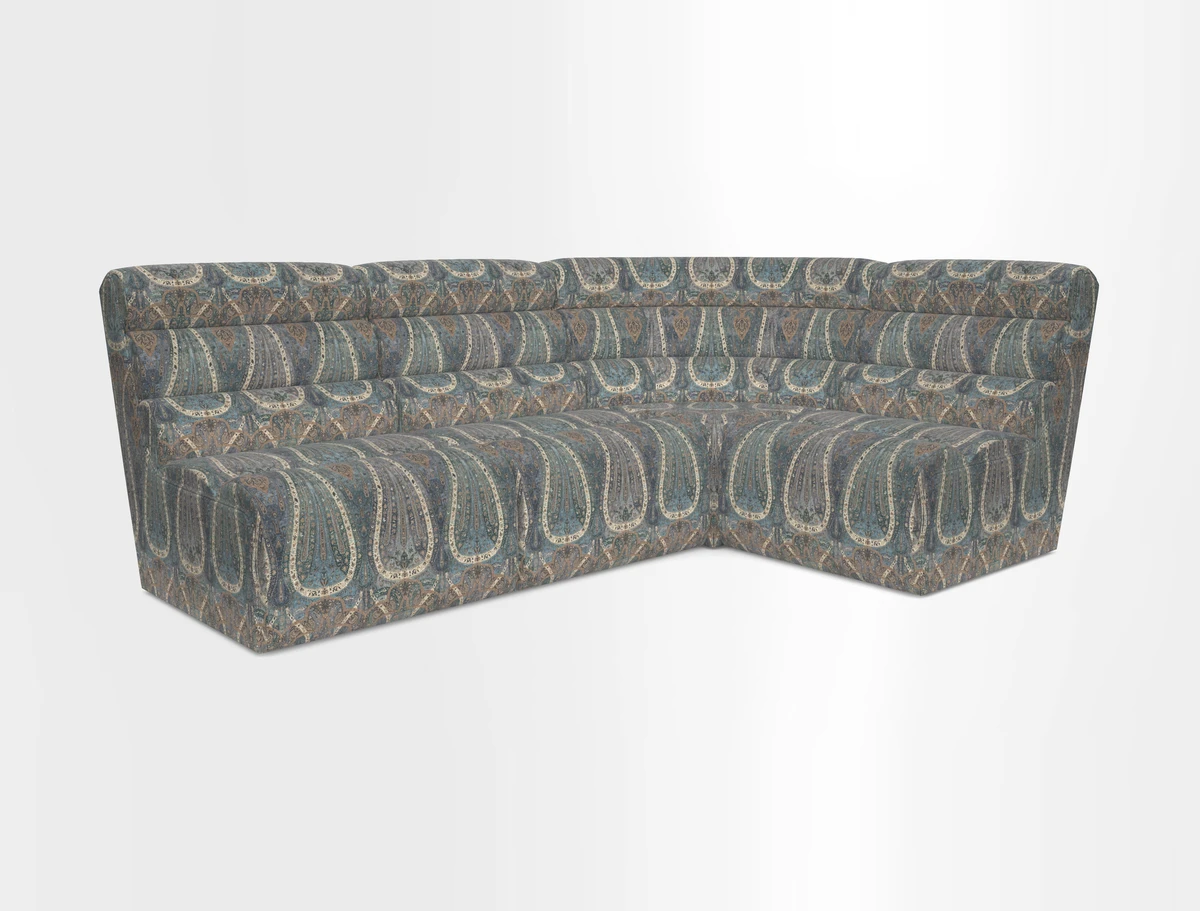 Aspect modular corner group LHF in Harpers Bazaar Houndstooth Cobalt