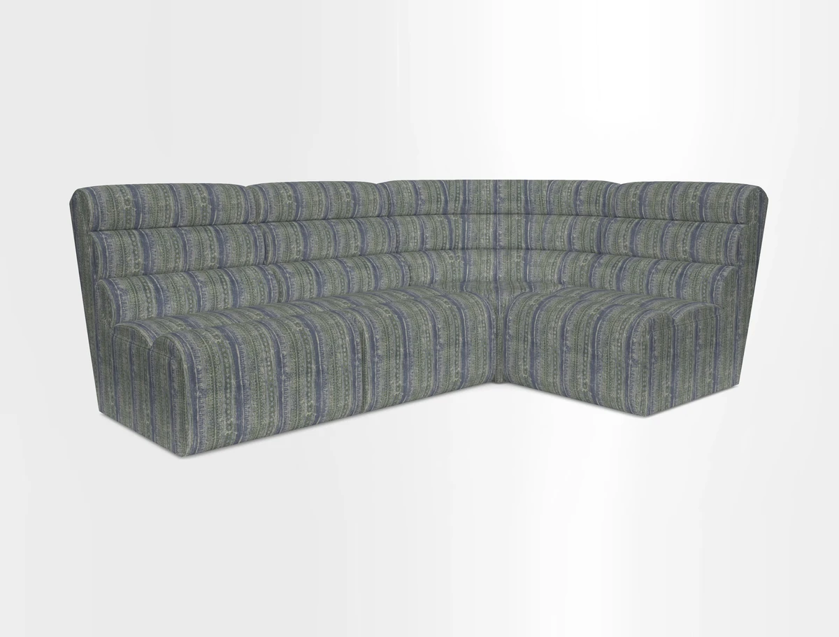 Aspect modular corner group LHF in Harpers Bazaar Houndstooth Cobalt