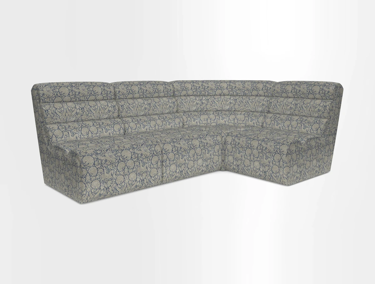 Aspect modular corner group LHF in Harpers Bazaar Houndstooth Cobalt