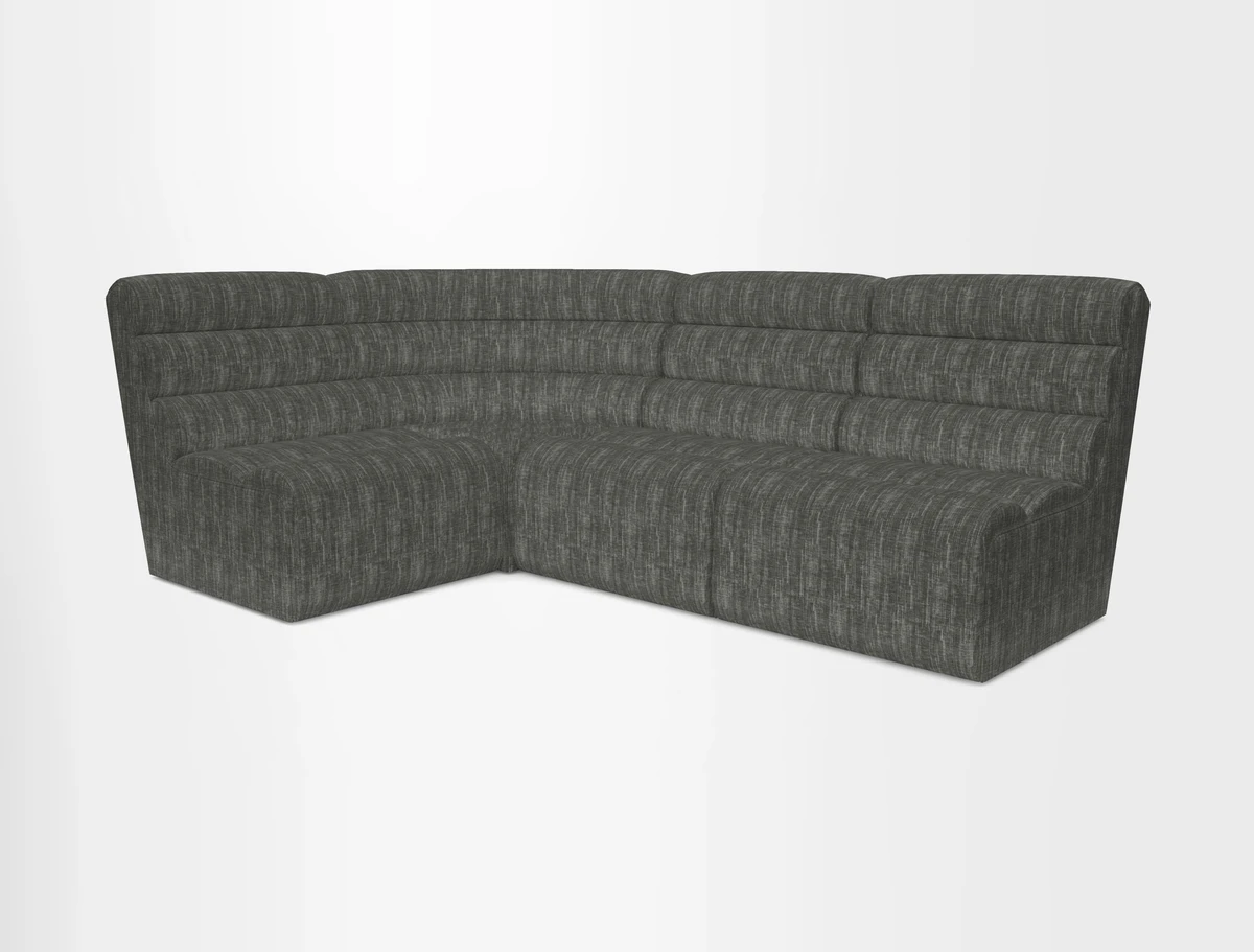 Aspect modular corner group RHF in Harpers Bazaar Houndstooth Cobalt