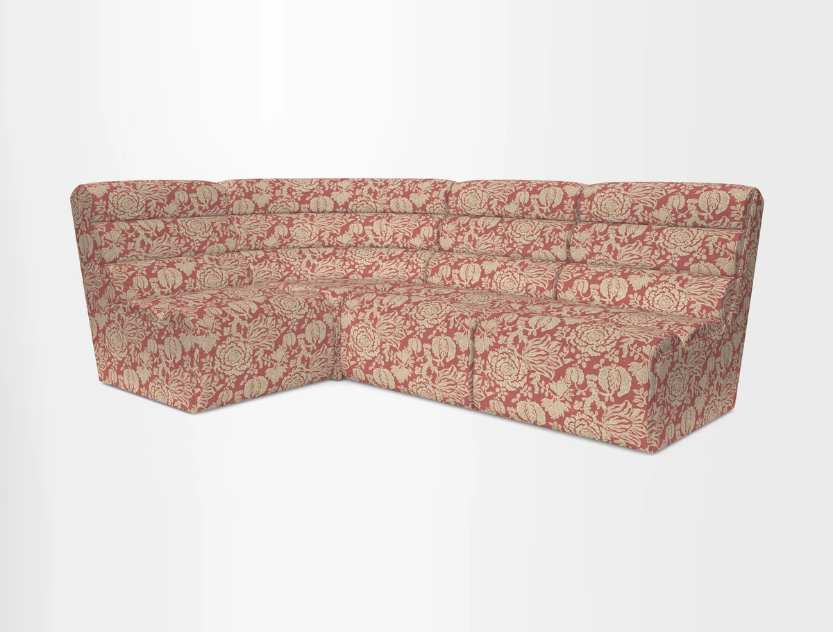 Aspect modular corner group RHF in Harpers Bazaar Houndstooth Cobalt